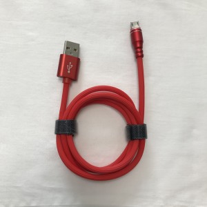 急速充電アルミハウジングラウンドTPE USBケーブル（マイクロUSB、タイプC、iPhone雷充電および同期用）